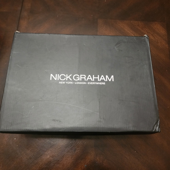 Nick Graham  Black Lace up Boots Men's Size 9.5 - Picture 2 of 9